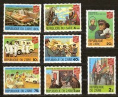 Zaire 1980 OCBn° 1017-1024 *** MNH Cote 4,00 Euro Leger Des Heils Armée Du Salut - Unused Stamps