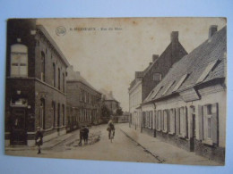 8 Herseaux Rue Du Ham Edition Achille Devoghelaere Circulée - La Carte Tient Des Taches Et Un Pli Légèr Au Coin - Mouscron - Moeskroen