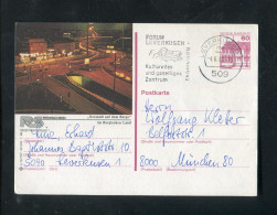 "BUNDESREPUBLIK DEUTSCHLAND" 1986, Bildpostkarte Mit Bild "REMSCHEID" Und Stempel "LEVERKUSEN" (R0086) - Geïllustreerde Postkaarten - Gebruikt