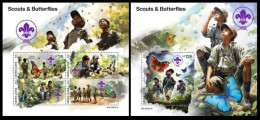 Sierra Leone 2023 Scouts & Butterflies. (531) OFFICIAL ISSUE - Unused Stamps