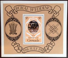 Grenada 1981 Royal Wedding Minisheet MNH - Grenade (1974-...)