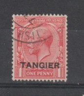 MAROCCO - ENGLISH  OFFICE:  1937  GEORGE  VI°  OVERPRINT  -  1 P. USED  STAMP  - YV/TELL. 16 - Uffici In Marocco / Tangeri (…-1958)