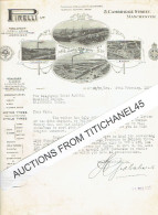 1925 MANCHESTER - MILANO -BICOCCA - SOUTHAMPTON - Letter Of PIRELLI Ltd - Manufacturers Of Motor Tyres, Cycle Tyres... - Regno Unito