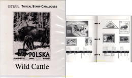 Topical Stamp Caalogues Wild Cattle 1996 - Thema's