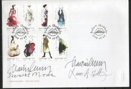 Martin Mörck. Sweden 2007. Swedish Fashion Designers. Michel 2601 - 2608. FDC. Signed. - FDC