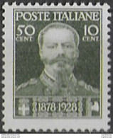 1928 Italia 50 Della Morte Di Vittorio Emanuele II MNH Sassone N. 239 - Otros & Sin Clasificación