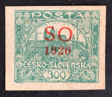 1920 Poland Eastern Silesia Czechoslovakia - Hradcany At Prague Overprint SO 300 - Unused ( Mint Hinged) - Silezië