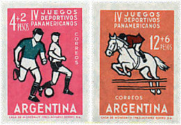 726786 MNH ARGENTINA 1963 4 JUEGOS DEPORTIVOS PANAMERICANOS EN SAN PABLO - Ongebruikt