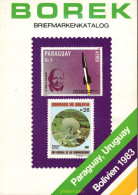 Catálogo Borex Briefmarken Paraguay, Uruguay Y Bolivia En 1983 - Temáticas