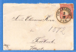 Allemagne Reich 1872 - Lettre De Koln - G30588 - Storia Postale