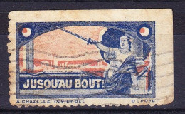 Vignette Oblitérée "JUSQU'AU BOUT" - Exposiciones Filatelicas