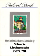Briefmarken Katalog Schweiz Liechtenstein 1989/90 De Richard Borek - Tematiche