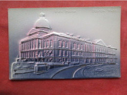 Embossed. Glitter  Added-------State House.   Boston  Massachusetts > Boston Ref 6355 - Boston