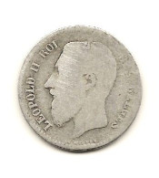 1 Franc  "Belgique  " 1869 ARGENT   TB - 1 Frank