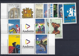 Andorre Année Complète 1994 ** Poste 441 à 453 - Annate Complete