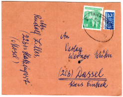 1950, Bahnpoststpl. Trier-Koblenz Auf Karte M. 10 Pf. V. Hatzenpost - Sammlungen