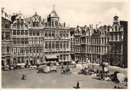 BELGIQUE - Bruxelles - La Grand'Place - Animé - Carte Postale Ancienne - Squares