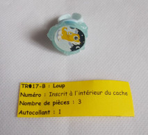 Kinder - Bague Tampon Loup - TR017-B - Sans BPZ - Inzetting