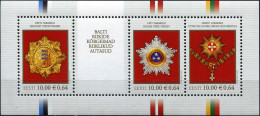 Estonia 2008. Highest State Awards Of The Baltic Countries (MNH OG) M/S - Estland