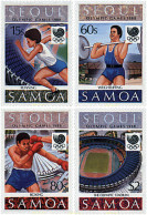 726791 HINGED SAMOA 1988 24 JUEGOS OLIMPICOS VERANO SEUL 1988 - Samoa