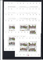 BERLIN 10 X Block ANK-Nr. 8 - 750 Jahre Berlin Gestempelt - Siehe Bild - Blocks & Sheetlets