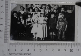 X3 Photos Photographie : Déguisements Enfants Déguisés Mardi Gras 1931 Child In Disguise - Gegenstände