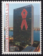 United Nations UN Geneva Serie 1v 2002 HIV Awareness MNH - Nuevos