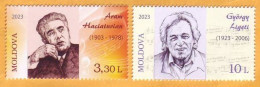 2023  Moldova  „Modern Composers”  ”Aram Haciaturian, Armenia, György Ligeti Jewish, Hungary, Austria 2v Mint - Moldova