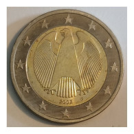 ALLEMAGNE - KM 214 - 2 EURO 2002 G - AIGLE - SPL - Germany