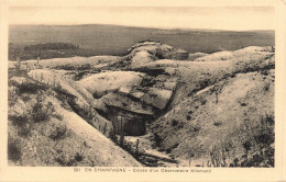 FRANCE - En Champagne - Vue Sur L'entrée D'un Observatoire Allemand - Vue Générale  - Carte Postale Ancienne - Ay En Champagne