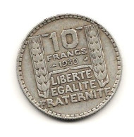 10 Francs  "Turin " 1930 ARGENT   TTB - 10 Francs