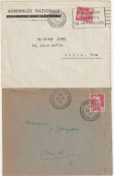 Gandon N° 719A  Obl: Congrès De Versailles 16/1/47 + Flamme. Collection BERCK. - 1945-47 Cérès De Mazelin