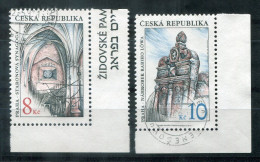 TSCHECHISCHE REPUBLIK 142-143 Canc. - Joint Issue Israel - CZECH REPUBLIC / RÉPUBLIQUE TCHÈQUE - Used Stamps