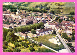 F-89-Cerisiers-01PH32   L'école, Route De Nogent, Vue Générale Aérienne, BE - Cerisiers