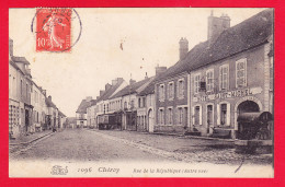 F-89-Cheroy-05P23  Rue De La République, Hôtel Saint Michel, Un Puits, Cpa BE - Cheroy