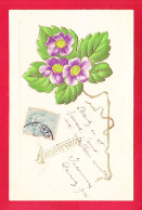 Fete-191P262 Carte Gaufrée, Anniversaire, Fleurs, Cpa BE - Geburtstag