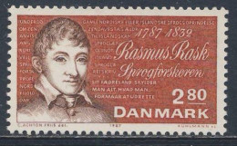 Danmark Denmark Dänemark 1987 Mi 903  SG 856 ** Rasmus Kristian Rask (1787-1832) Danish Linguist, Philologist/ - Altri & Non Classificati