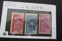 COLONIES CÔTE D'IVOIRE N°81 à 83 Oblit. COTE 37 EUROS COTE VOIR SCANS - Used Stamps