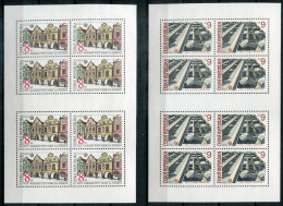 TSCHECHISCHE REPUBLIK 39-40 KB (2) Mnh - Telc, Prag - CZECH REPUBLIC / RÉPUBLIQUE TCHÈQUE - Blocks & Kleinbögen