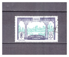 GABON    . N °  41  .  35 C     OBLITERE     .SUPERBE  . - Used Stamps