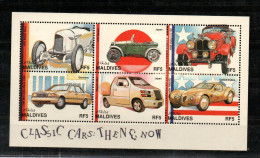 Malediven 1997 Satz 2823/28 KLB Klassische Automobile Postfrisch - Maldives (1965-...)