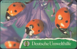 GERMANY O110/95 Deutsche Umwelthilfe - Marienkäfer - Ladybird - Mint - O-Series: Kundenserie Vom Sammlerservice Ausgeschlossen
