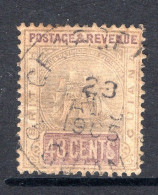 British Guiana 1905-07 Ship - Wmk. Mult. Crown CA - 48c Grey & Purple-brown Used (SG 247a) - British Guiana (...-1966)