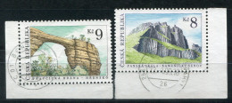 TSCHECHISCHE REPUBLIK 78-79 ER Canc. - Herrenfelsen, Prebischtor - CZECH REPUBLIC / RÉPUBLIQUE TCHÈQUE - Used Stamps