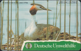 GERMANY O30/95 Deutsche Umwelthilfe - Great Crested Grebe - Vogel - Haubentaucher - Mint - O-Series: Kundenserie Vom Sammlerservice Ausgeschlossen