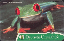 GERMANY O402/95 Deutsche Umwelthilfe - Frog - Frosch - Mint - O-Series: Kundenserie Vom Sammlerservice Ausgeschlossen