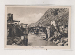 BOSNIA AND HERZEGOVINA  MOSTAR Postcard - Bosnie-Herzegovine