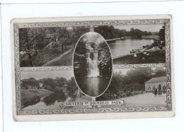 SOUVENIR OF ROUNDHAY PARK WATERLOO LAKE THE CAFE IN THE WOODS CANAL GARDENS - Leeds