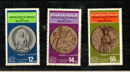 Mauretanien 1979 Satz 633/35 UNESCU/Archaologie Postfrisch - Mauritanie (1960-...)