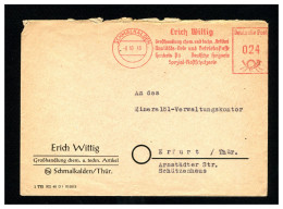 GERMANY - DEUTSCHE - EMA - SCHMALKALDEN   WITTING - Franking Machines (EMA)